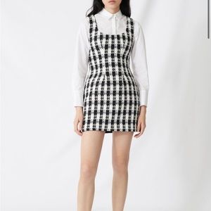 Maje Tweed Style Sleeveless Dress